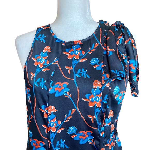 Thakoon Collection floral dress black daisy printed mini dress - Sz 4 - Picture 8 of 16